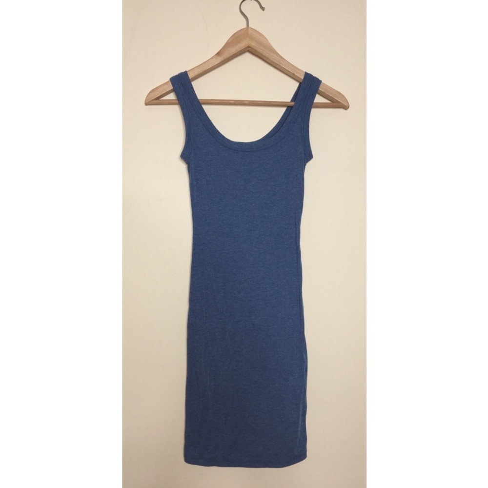 Fashion Nova Blue Midi Dress
